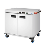Hot air Food Warmer Cabinet Factory - Commercial Hotel Double Doors Stainless Steel