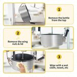 Commercial Popcorn Maker Factory - 1400W Electric 10 oz Kettle Countertop Machine