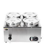 Cheap Bain Marie Pot Factory - Commercial 7L Stainless Steel Electric 4 Pots