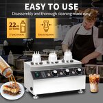 Sauce Warmer Factory - Commercial 240W Mini Hot Chocolate Soy Sauce Filling