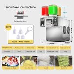 Korean Bingsu Machine Manufacturer - Commercial Full Automatic 4 Flavors Touch Screen