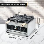 3-Fish Taiyaki Waffle Maker Manufacturer - Commercial Grade Stainless Steel Electric