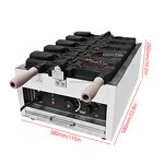 110V Taiyaki Fish Waffle Maker Manufacturer - Commercial Stainless Steel 50-300℃