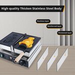 Temperature Adjustable Taiyaki Iron Factory - Non-Stick Stainless Steel Snack Machine