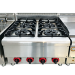Gas Stove Factory - Hot Selling Commercial 4-Burner Portable Stainless Steel