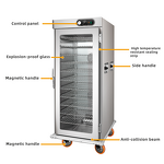 Food Warmer Cart Factory - Commercial Industrial Stainless Steel 9L 11 Trays