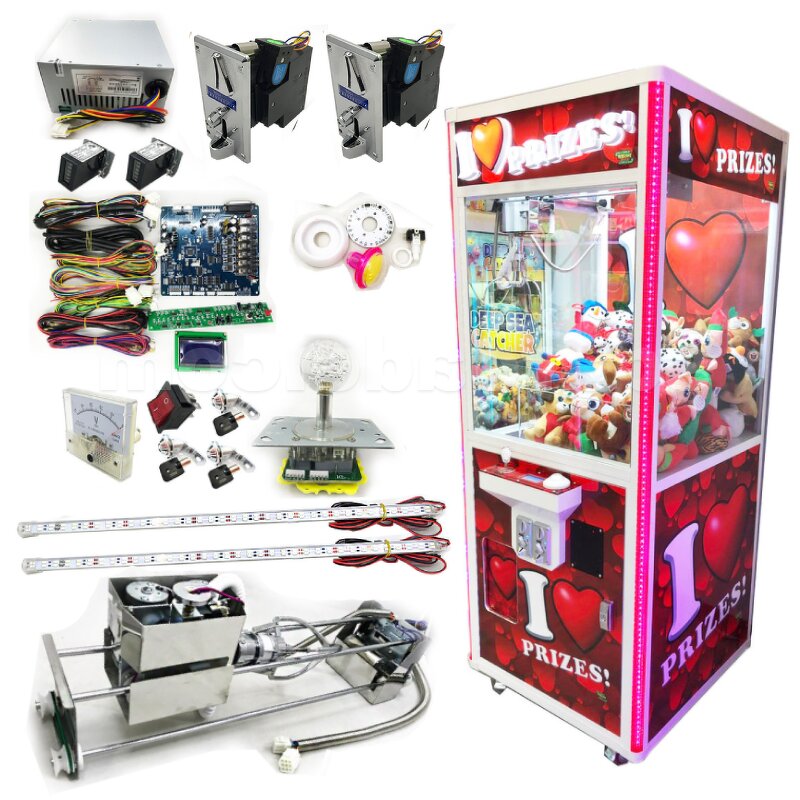 Claw Crane Kit Manufacturer - OEM Cheap Australia Arcade Plush Toys Bill Acceptor 53/72cm