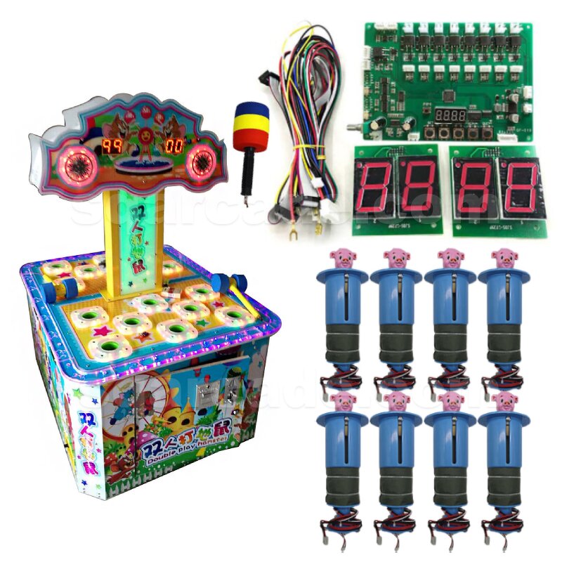 Whack a Mole Kit Manufacturer - OEM Frog Head Children's Hammer Coin-operated Arcade