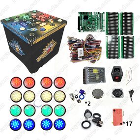 Arcade Game DIY Kit Manufacturer - OEM Coin-Operated 2/4 Player Naughty Beans Chaos