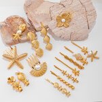 Hair Clips Factory - Eco-Friendly High Quality Multiple Star Flower Alloy