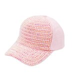 Beads Baseball Caps Supplier - Factory Wholesale Multicolor Ladies Rhinestone Trucker