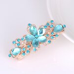 Butterfly Hair Clip Factory - Hot Selling Alloy Large Rhinestone Spring Clip