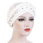 Muslim Caps Factory - High Quality Pearl Beauty Hair Single Braid Hat Turban