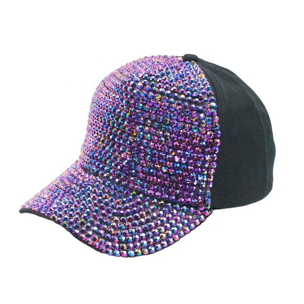 Beads Baseball Caps Supplier - Factory Wholesale Multicolor Ladies Rhinestone Trucker