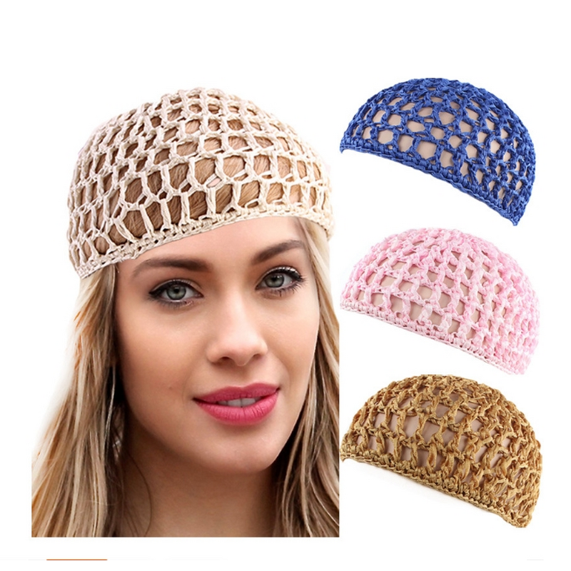 Knitted Scarf Hat Factory - Winter Women Warm Handmade Wig Bonnet Hat