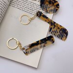 Acetate Comb Supplier - Cute Fashionable Anti-Static Portable Keychain Accessory
