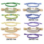 Friendship Bracelets Manufacturer - Customized Letter 3pcs Sets Rope Woven