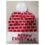 LED Christmas Beanie Supplier - Festival Elk Snowflake Snowman Knitted Winter Hat