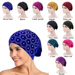 Diamond Muslim Cap Supplier - Wholesale Ready to Ship Beauty Hair Turban Women