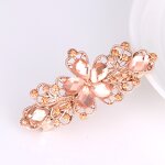 Butterfly Hair Clip Factory - Hot Selling Alloy Large Rhinestone Spring Clip