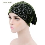 Diamond Muslim Cap Supplier - Wholesale Ready to Ship Beauty Hair Turban Women