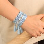 Evil Eye Bracelet Factory - Customized Tassel Hand Glitter Friendship for Women
