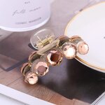 Hair Claw Clip Supplier - Medium Size Crystal Non-slip for Women Shower