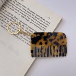 Acetate Comb Supplier - Cute Fashionable Anti-Static Portable Keychain Accessory