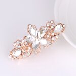 Butterfly Hair Clip Factory - Hot Selling Alloy Large Rhinestone Spring Clip