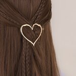 Hair Pins Supplier - Wholesale Minimalist Metal Geometric Alloy Heart Star
