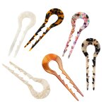 Hair Pins & Clips Supplier - Hot Sale 13cm U Shaped Leopard Acetate