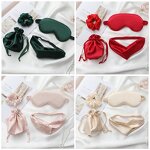 Hair Accessories Set Factory - Wholesale Silk Pillowcase Eye Mask Satin Headbands