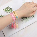 Tassel Bracelet Supplier - Bohemian Colorful Beach Summer Woven Friendship