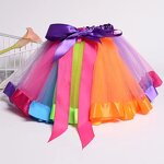 TUTU Gauze Skirt Supplier - Factory Wholesale Hot-selling Kids Baby Girl Rainbow