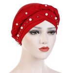Muslim Caps Factory - High Quality Pearl Beauty Hair Single Braid Hat Turban