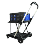 Foldable Grocery Cart Manufacturer - Uni-Silent Four-Wheel Mobile OEM Customizable Shopping Trolley