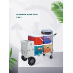 Heavy Duty Hand Truck Supplier - Uni-Silent 250kgs 3-in-1 Industrial Foldable Push Cart Folding