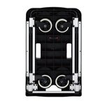 Heavy Duty Shopping Luggage Cart Manufacturer - Uni-Silent Four-Wheel Foldable Aluminium Platform