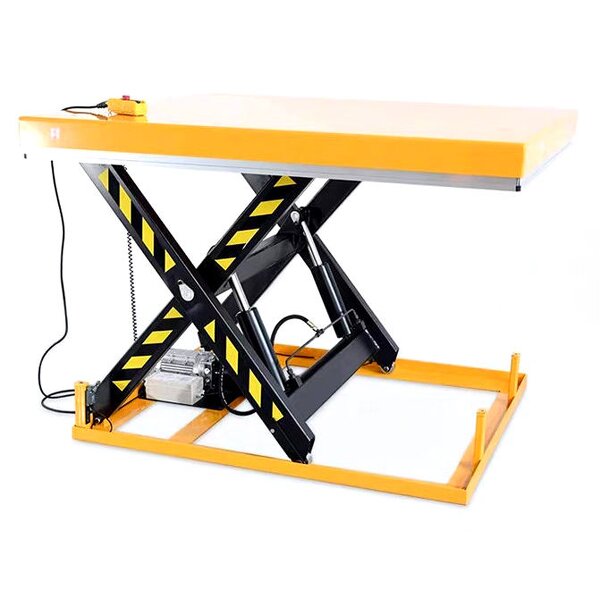 Steel Electric Platform Lift Factory - Uni-Silent 2Ton Fixed Scissor Hydraulic Lift Table 380V