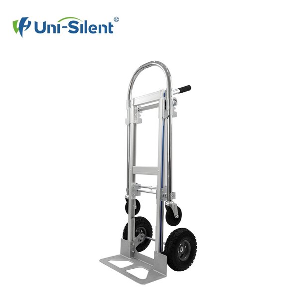 Folding Platform Wagon Factory - Uni-Silent 250kg Heavy Duty 2-in-1 Hand Truck Industrial Steel
