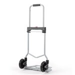 Foldable Aluminum Cart Manufacturer - Uni-Silent 80kgs Lightweight Folding Hand Trolley Cart