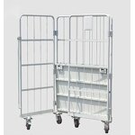 Heavy Duty Steel Platform Cart Supplier - Uni-Silent 500kg Industrial Logistics Folding Warehouse