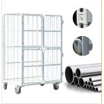 Heavy Duty Steel Platform Cart Supplier - Uni-Silent 500kg Industrial Logistics Folding Warehouse