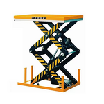 Electric Hydraulic Scissor Lift Table Supplier - Uni-Silent 2000kgs for Hotels Printing Shops