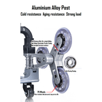 Portable Foldable Aluminum Shopping Cart Supplier - Alloy Stairs Climbing Easy Carry Folding