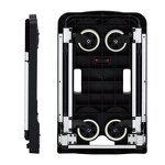 Heavy Duty Shopping Luggage Cart Manufacturer - Uni-Silent Four-Wheel Foldable Aluminium Platform