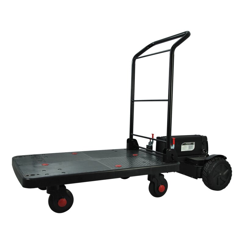 Electric Plastic Trolley Manufacturer - Uni-Silent 300kgs Heavy Duty Warehouse Logistics