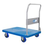 Hand Trolley Factory - Uni-Silent 150kg Fix Handle Platform Trolley Industrial Moving