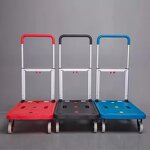 Heavy Duty Aluminium Hand Trolley Supplier - Uni-Silent 150kgs 4 Wheels Foldable Portable