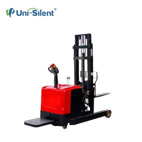 Electric Pallet Stacker Factory - Uni-Silent 2 Ton 4M Auto Self Load Battery Operated Walkie